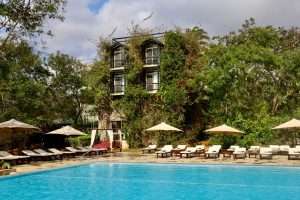 Exterior view of Taita Hills Safari Resort & Spa grounds