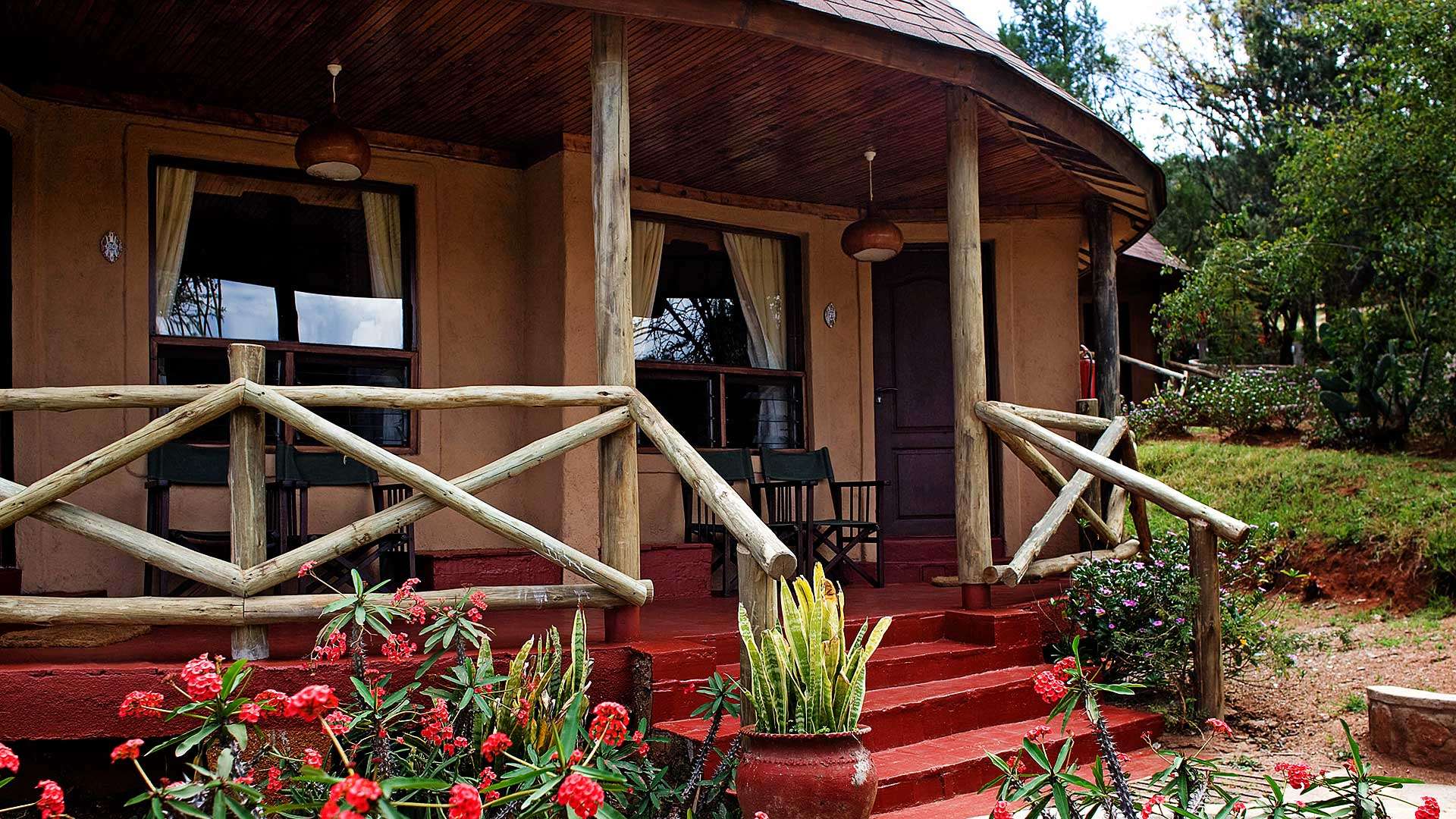 Guest cottage exterior at Masai Mara Sopa Lodge